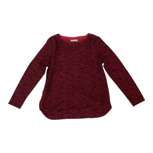 Top Long Sleeve By Croft And Barrow In Red, Size: L