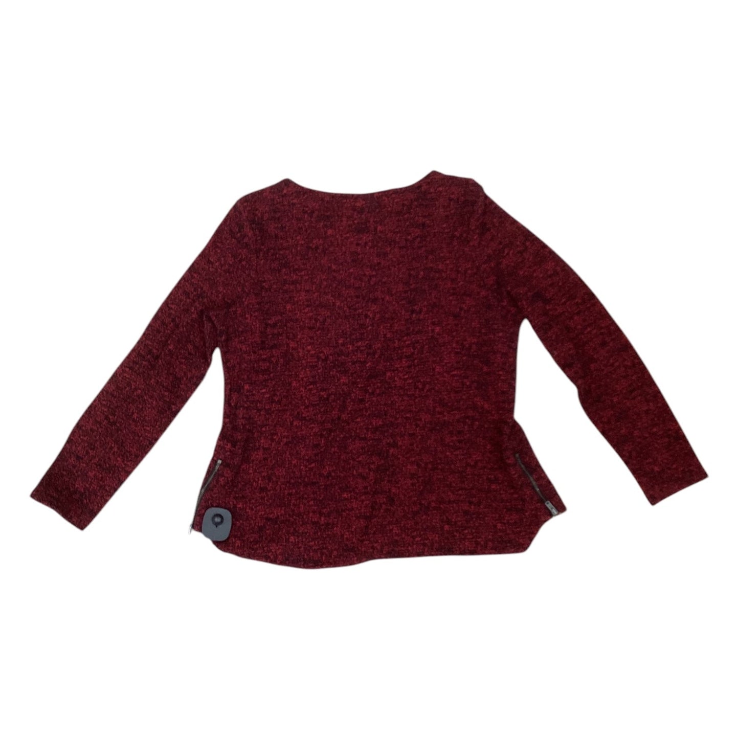 Top Long Sleeve By Croft And Barrow In Red, Size: L