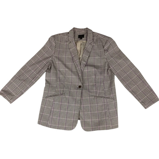 Blazer By Worthington In Purple & Tan, Size: 2x