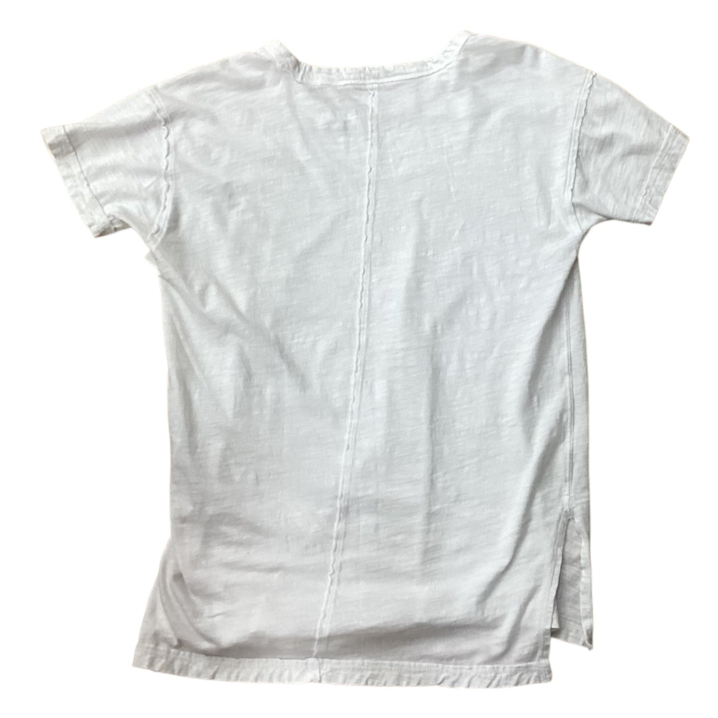 White Top Short Sleeve Designer Pilcro, Size Xs