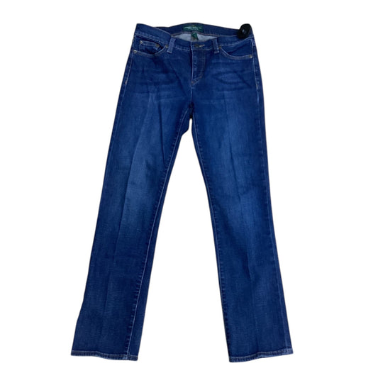 Jeans Designer By Lauren By Ralph Lauren In Blue Denim, Size: 4