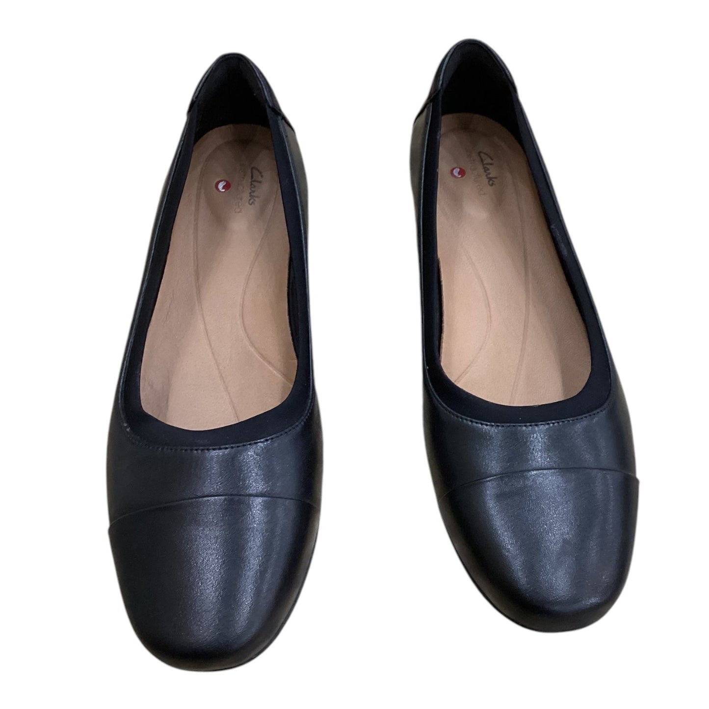 Shoes Flats By Clarks In Black, Size: 9