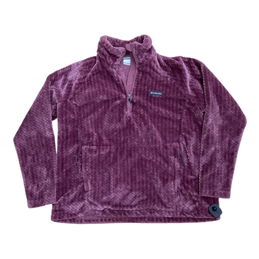 Jacket Fleece By Columbia In Purple, Size: Xl