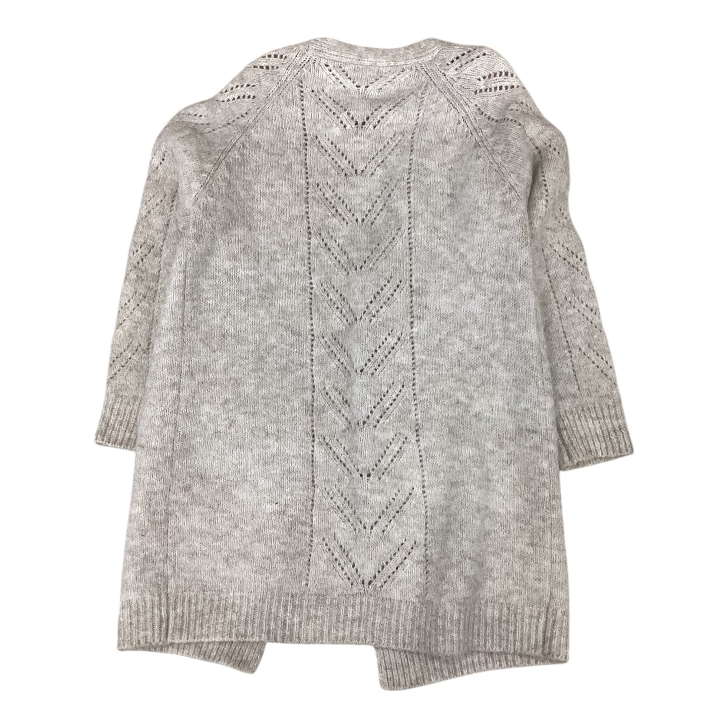 Sweater Cardigan By Pol In Beige, Size: L