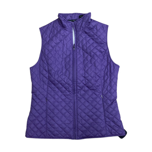 Vest Puffer & Quilted By Eddie Bauer In Purple, Size: S