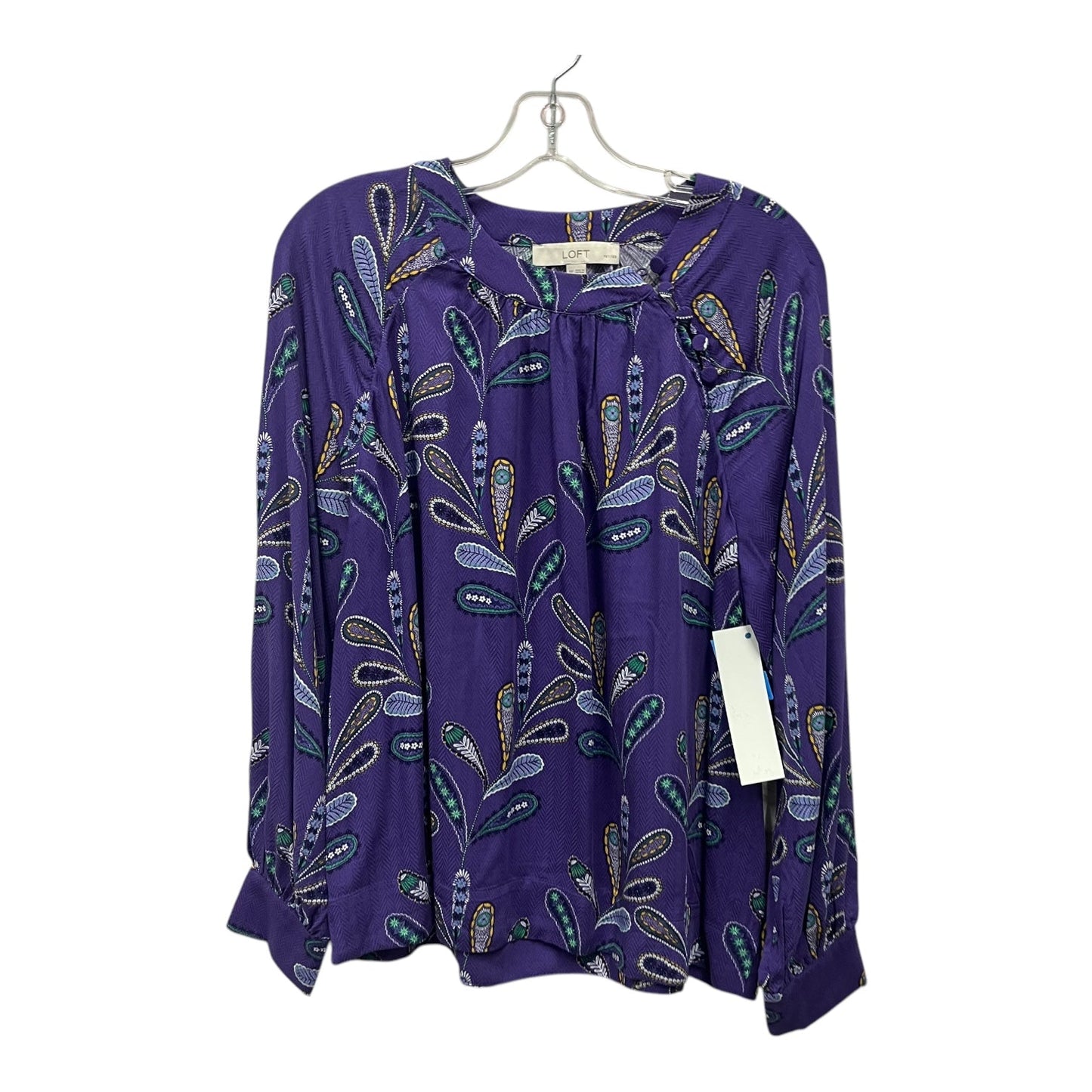 Top Ls By Loft In Purple, Size:Mp