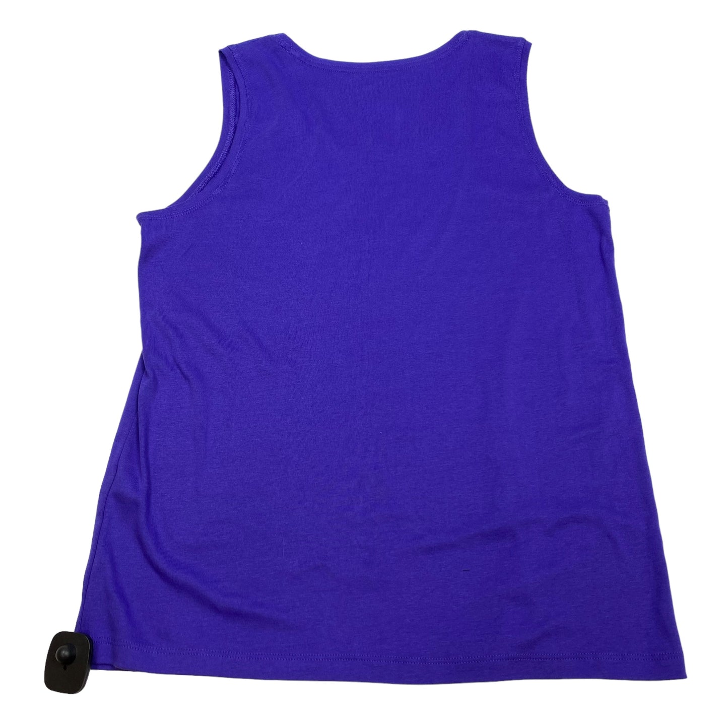 Purple Top Sleeveless Basic Chicos, Size Xl