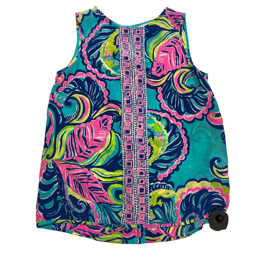 Top Sleeveless Designer By Lilly Pulitzer In Blue, Size: Xs