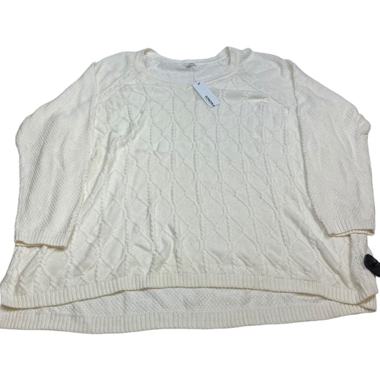 Sweater By Sonoma In Cream, Size: 4x