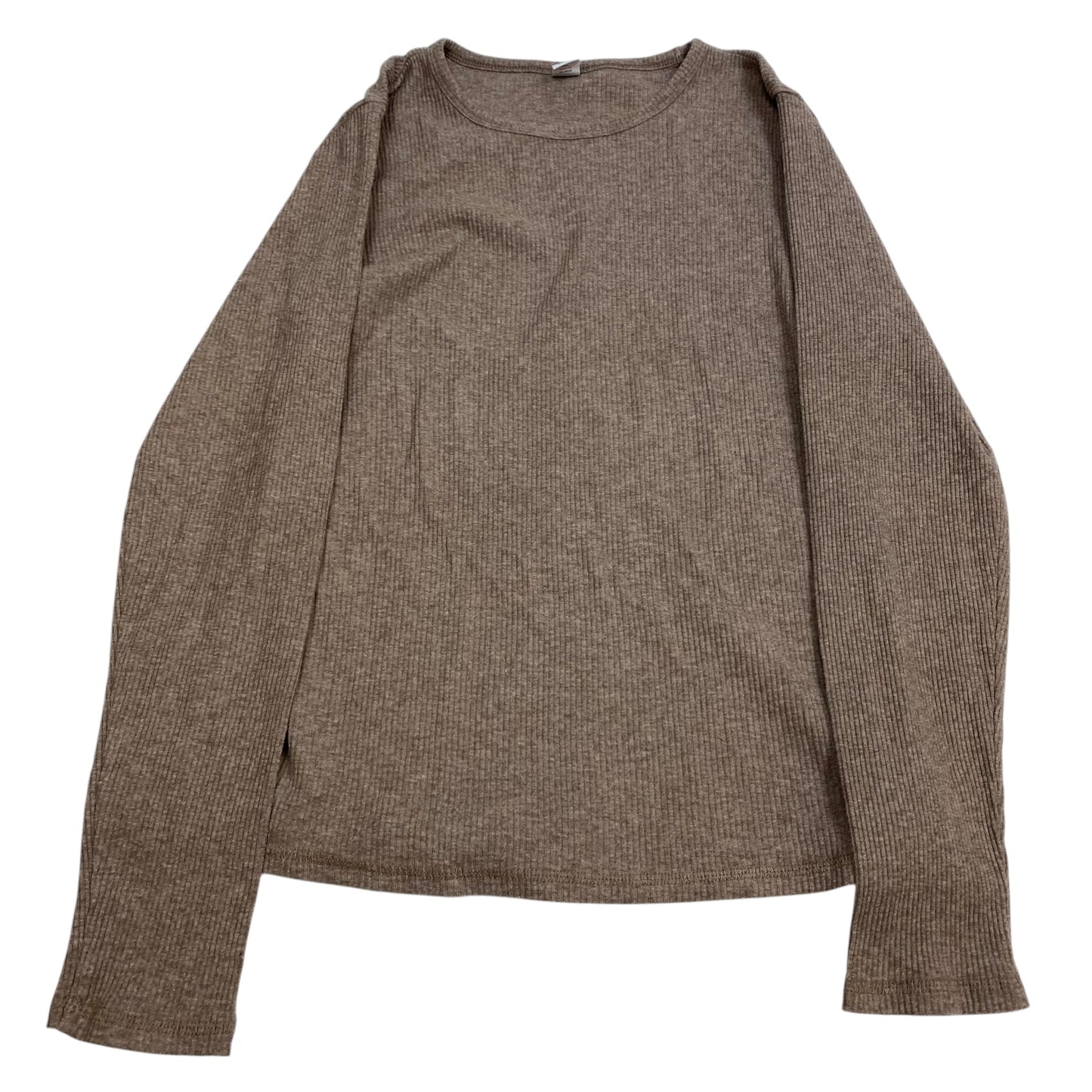 Top Long Sleeve Basic By Old Navy In Brown, Size: Xl