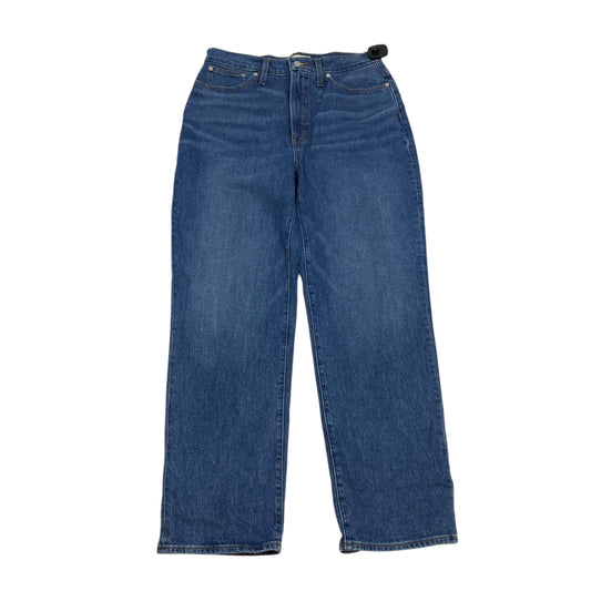 Jeans Straight By Madewell In Blue Denim, Size: 10