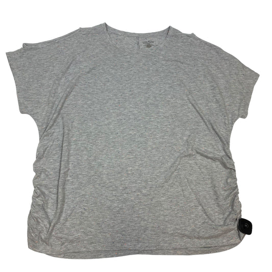 Grey Top Short Sleeve Lane Bryant, Size 4x