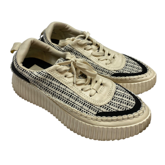 Shoes Sneakers By Dolce Vita In Black & Cream, Size: 9