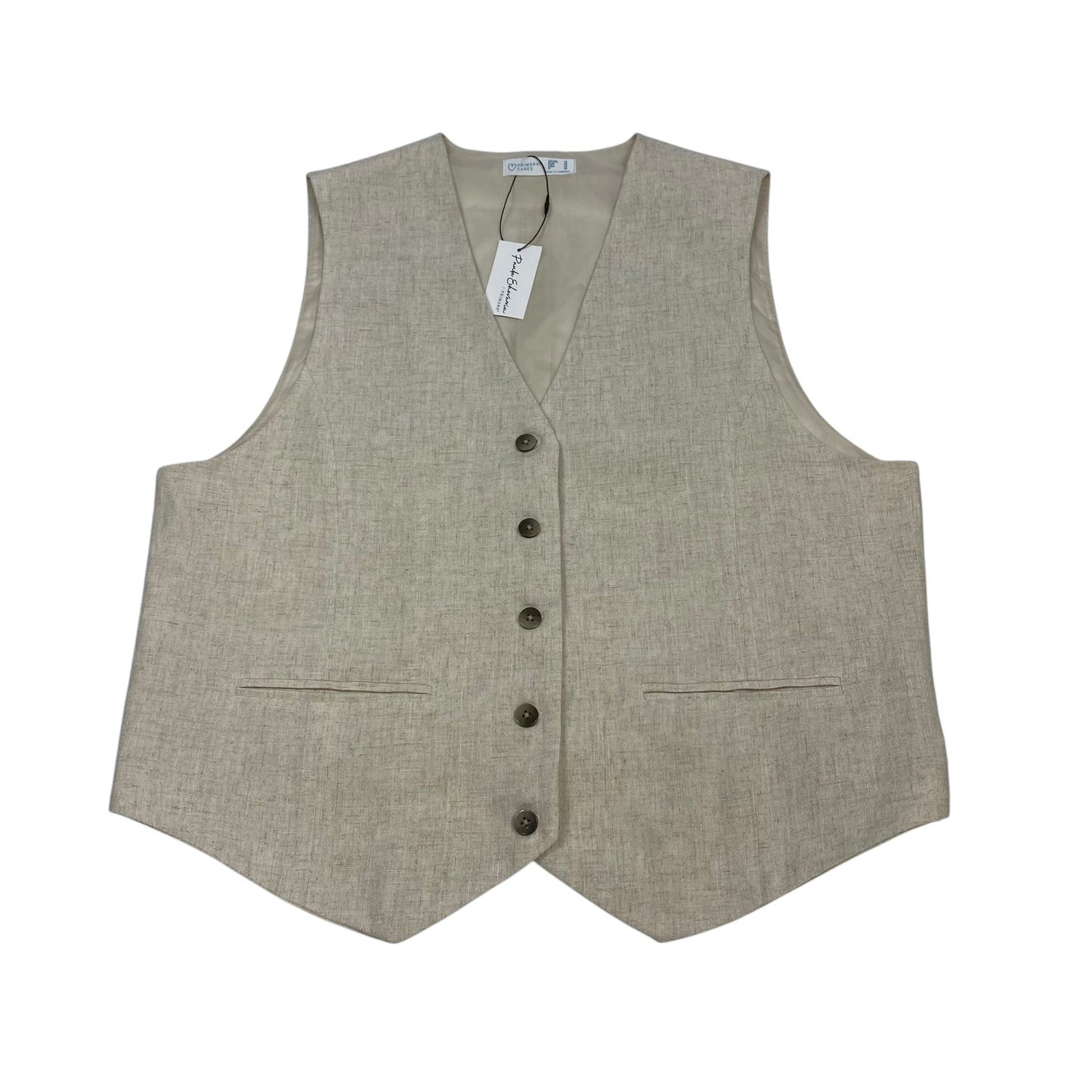 Vest Other By Primark In Cream, Size: L