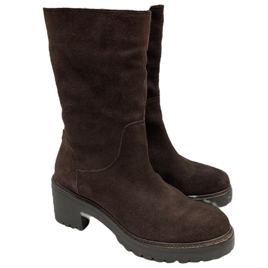 Boots Designer By Michael Kors In Brown, Size: 6