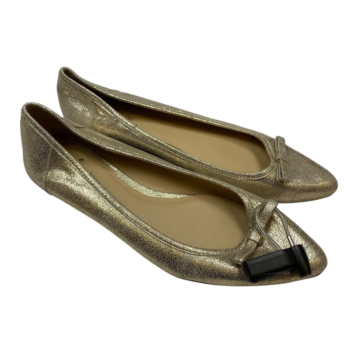 Shoes Designer By Kate Spade In Gold, Size: 7.5