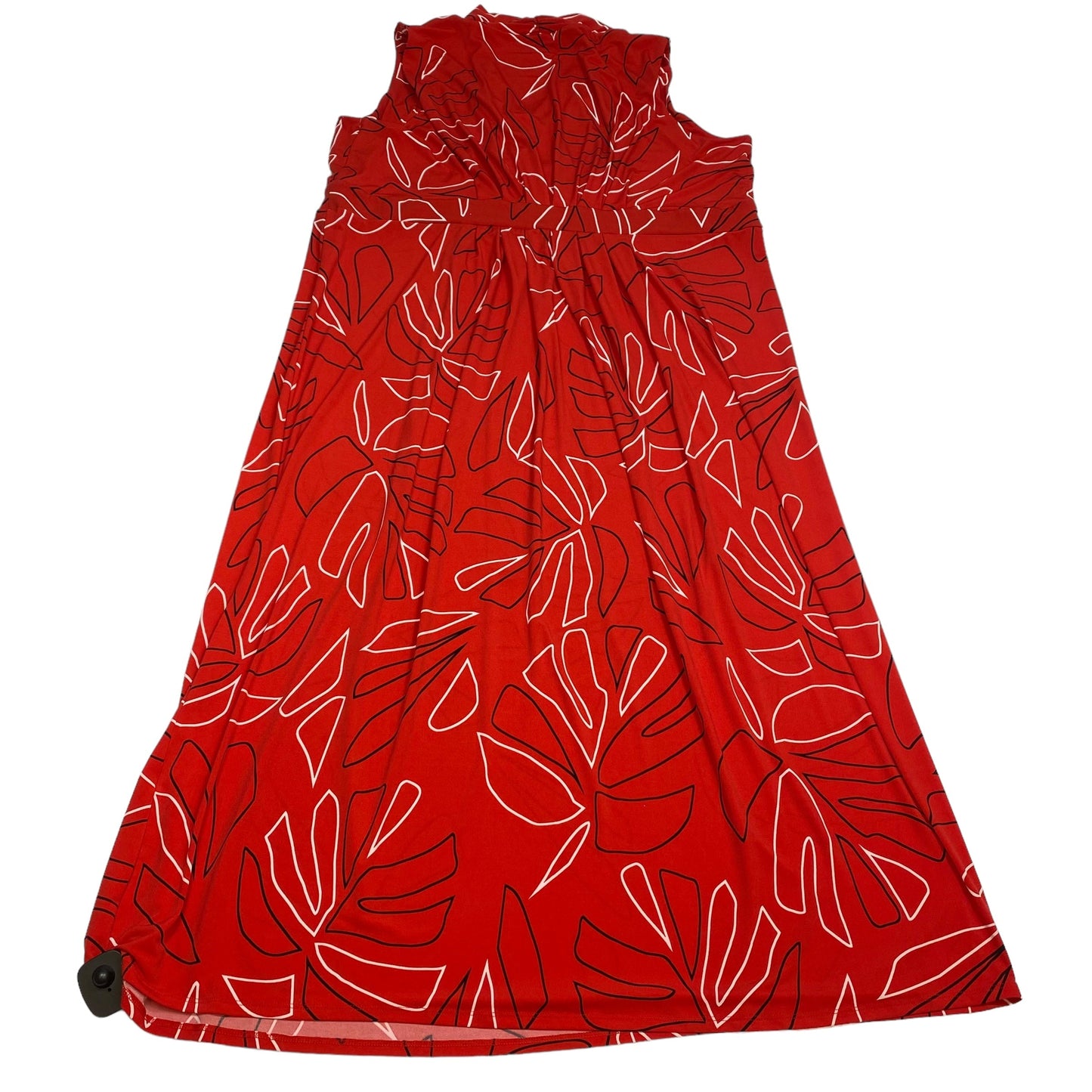 Dress Casual Maxi By Chicos In Red, Size: Xxl