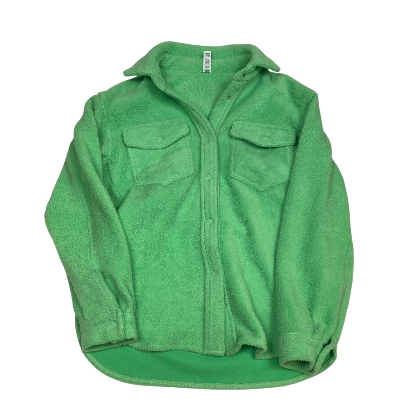 Athletic Jacket By Zyia In Green, Size: S