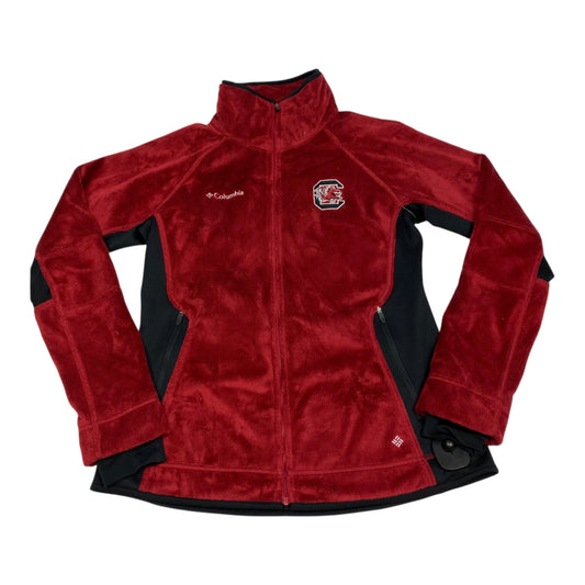 Athletic Jacket By Columbia In Red, Size: M