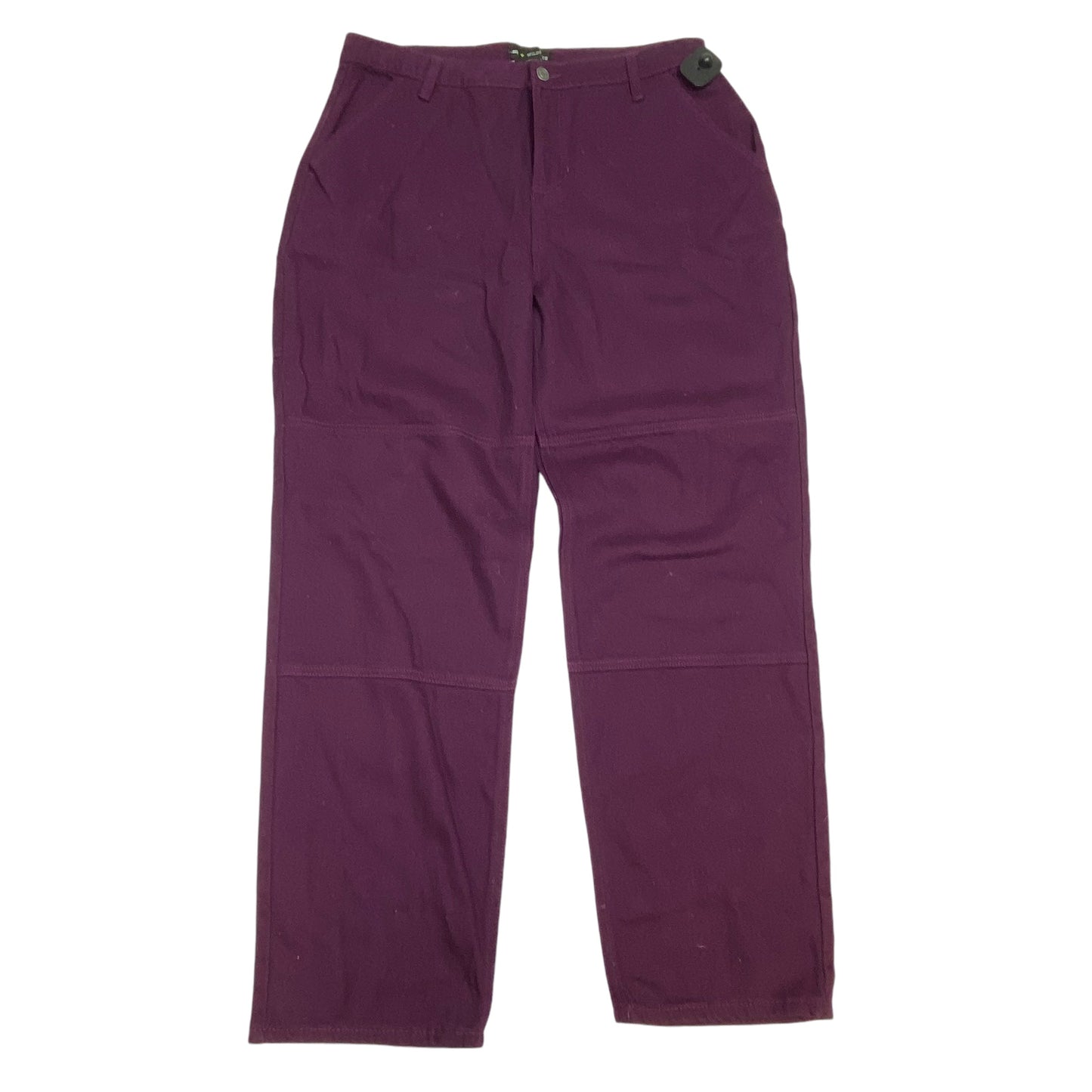 Jeans Straight By Bp In Purple Denim, Size: 14