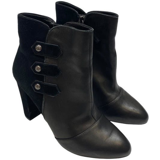 Boots Ankle Heels By White House Black Market In Black, Size: 8.5