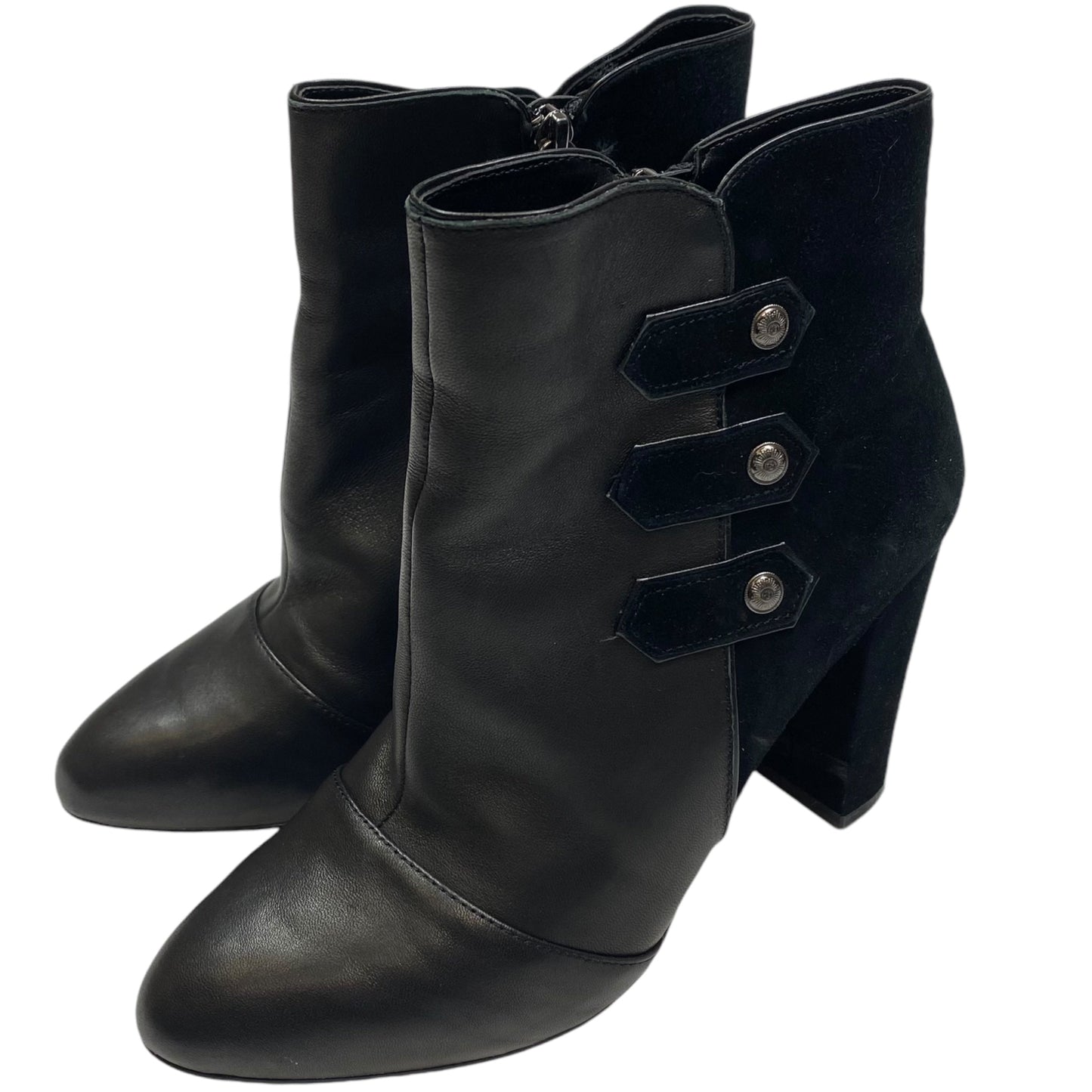 Boots Ankle Heels By White House Black Market In Black, Size: 8.5