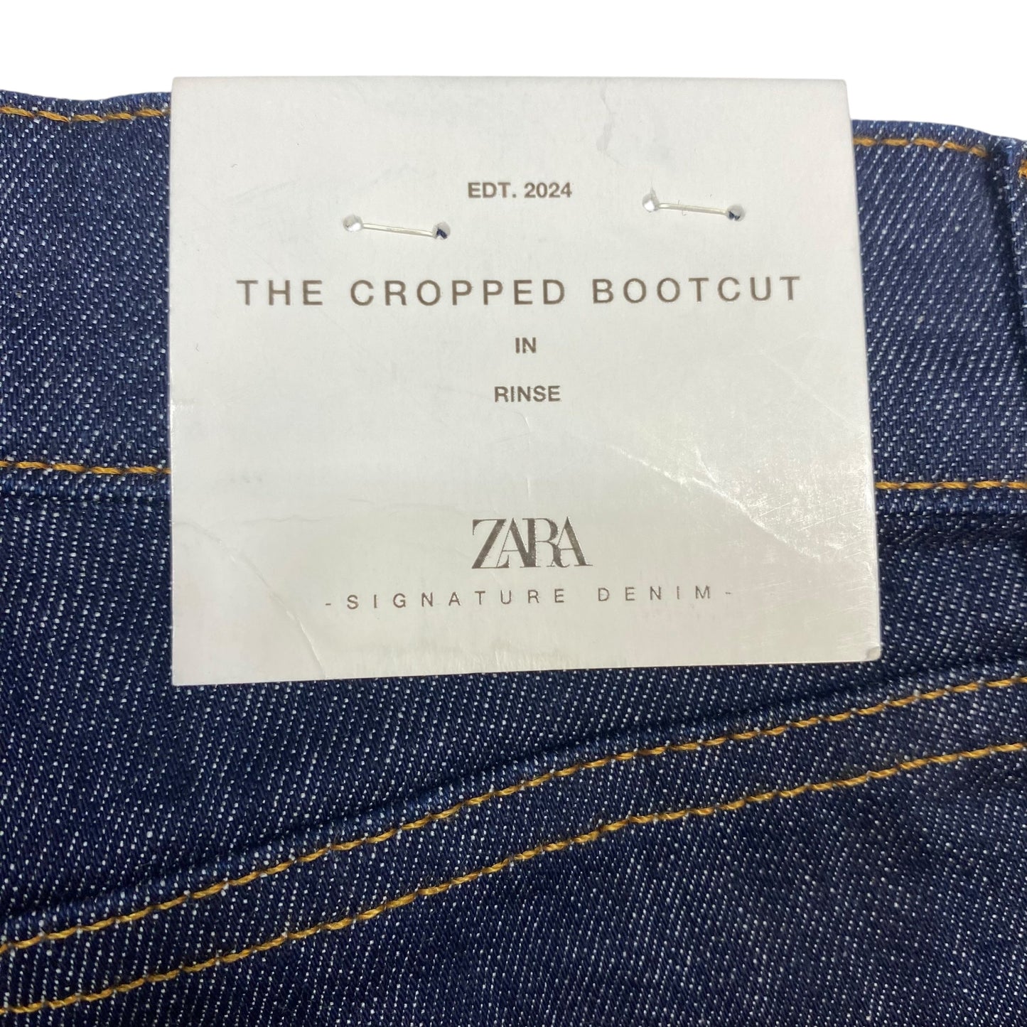 Jeans Boot Cut By Zara In Blue Denim, Size: 2