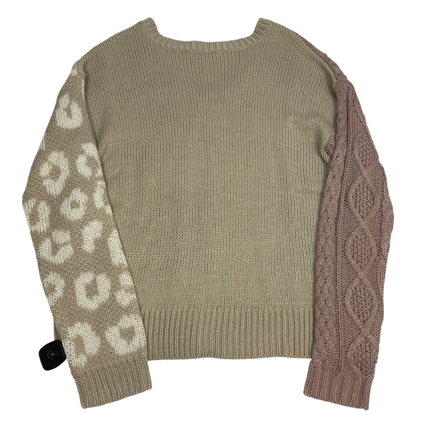 Sweater By Cato In Tan, Size: L