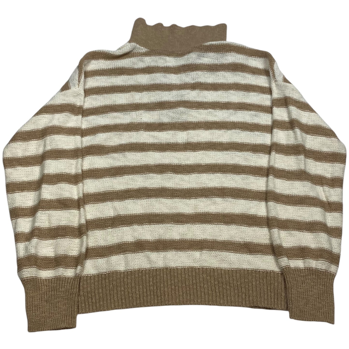 Sweater By Sonoma In Cream & Tan, Size: M