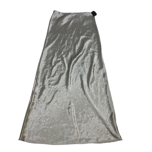 Skirt Maxi By Vestique In Silver, Size: M