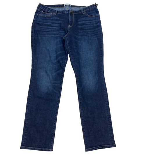 Jeans Straight By Old Navy In Blue Denim, Size: 12