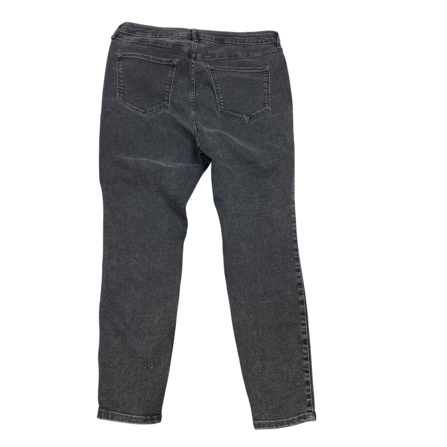 Jeans Skinny By Old Navy In Black Denim, Size: 16