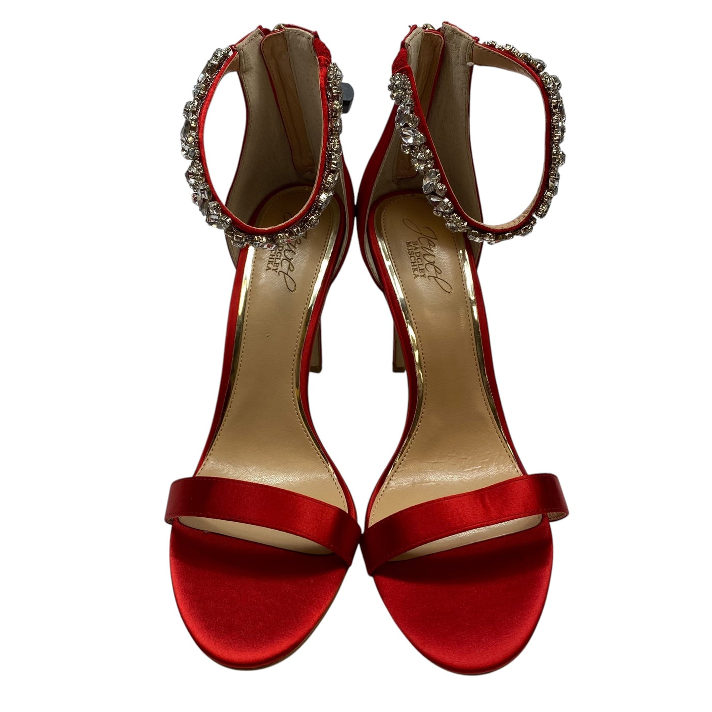 Shoes Designer By Badgley Mischka In Red, Size: 10