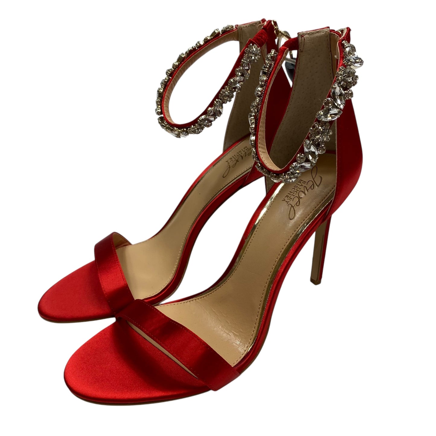 Shoes Designer By Badgley Mischka In Red, Size: 10