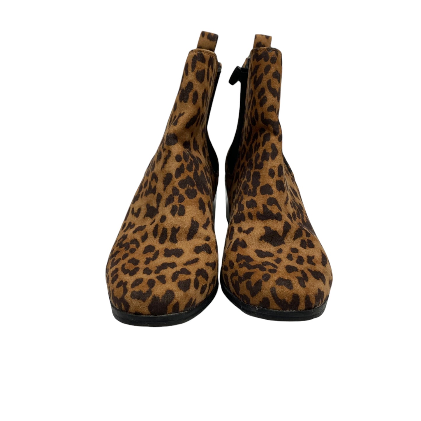 Boots Ankle Heels By A New Day In Animal Print, Size: 9.5