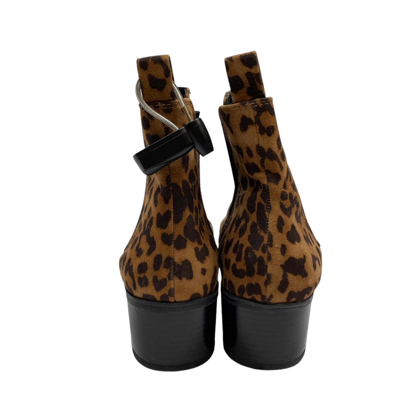 Boots Ankle Heels By A New Day In Animal Print, Size: 9.5