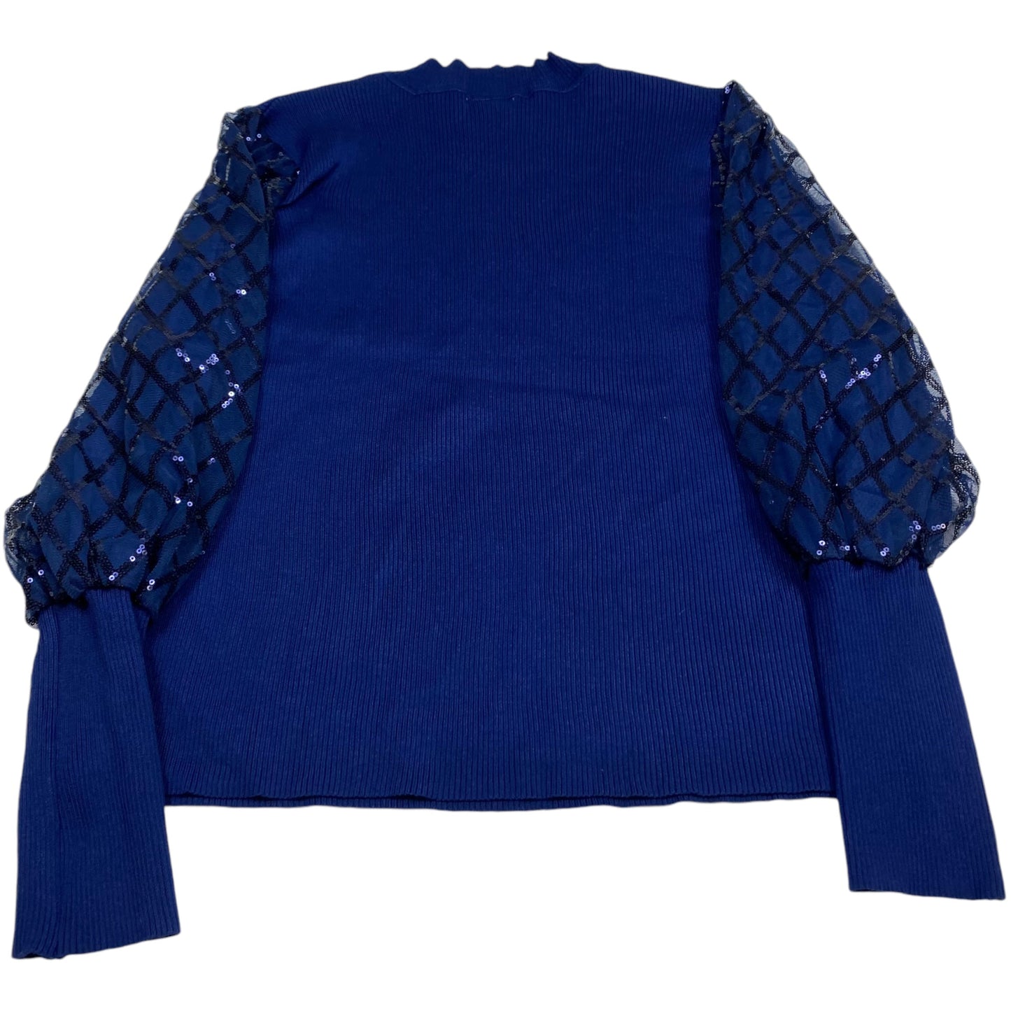 Top Long Sleeve By Cato In Blue, Size: 3x