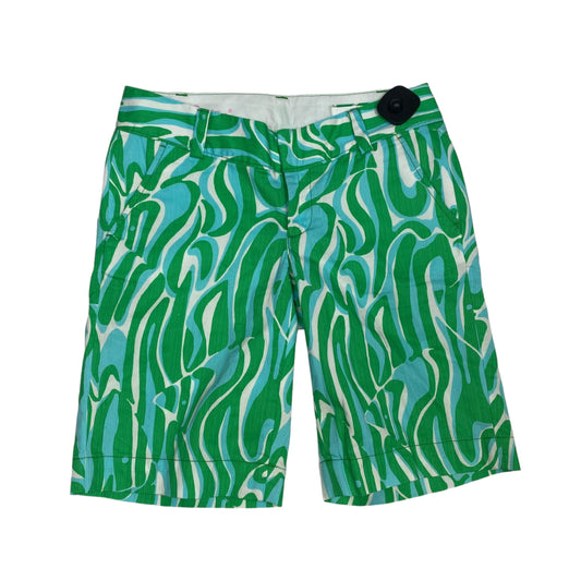 Shorts Designer By Lilly Pulitzer In Green, Size: 00