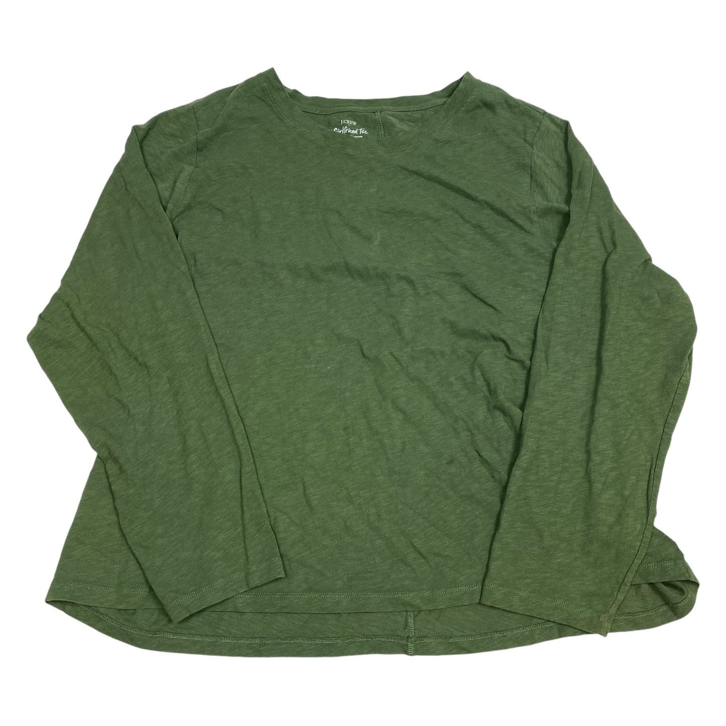 Top Long Sleeve By J. Crew In Green, Size: 3x