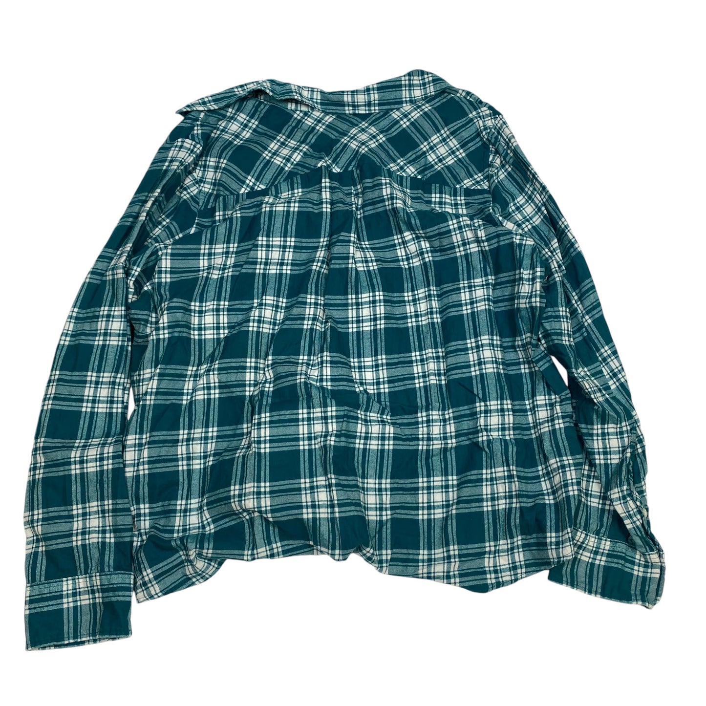 Top Long Sleeve By J. Crew In Green, Size: 3x