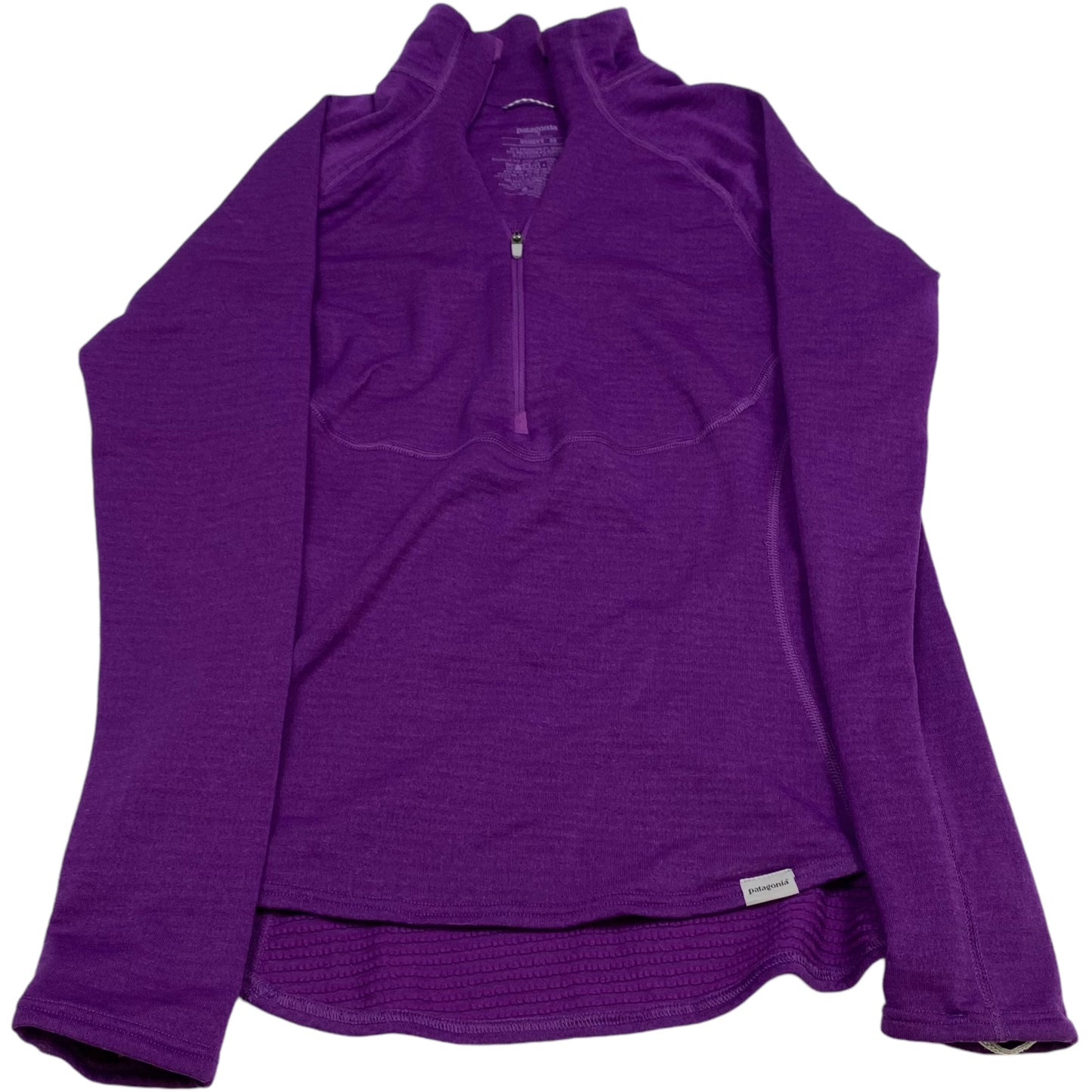 Athletic Top Long Sleeve Collar By Patagonia In Purple, Size: Xs