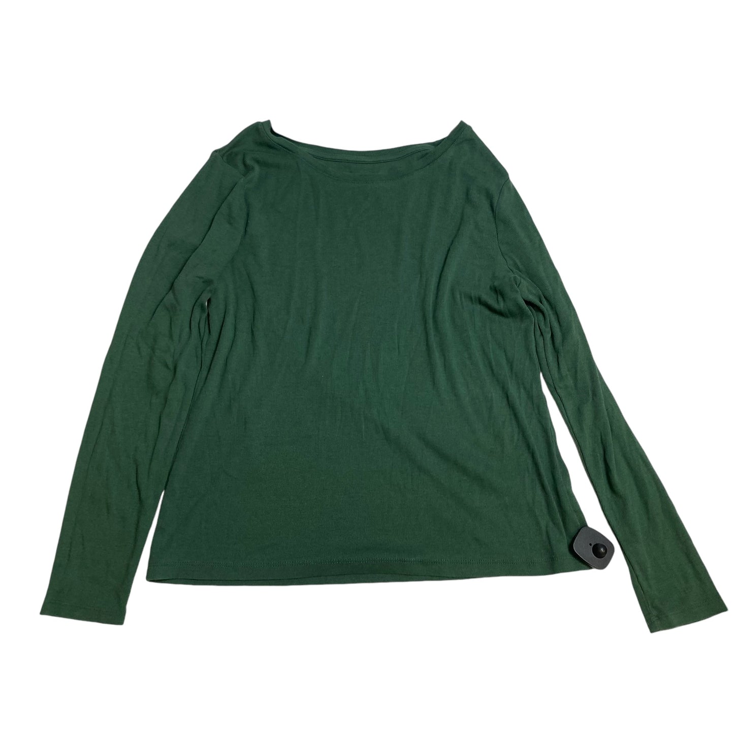 Top Long Sleeve Basic By A New Day In Green, Size: 1x