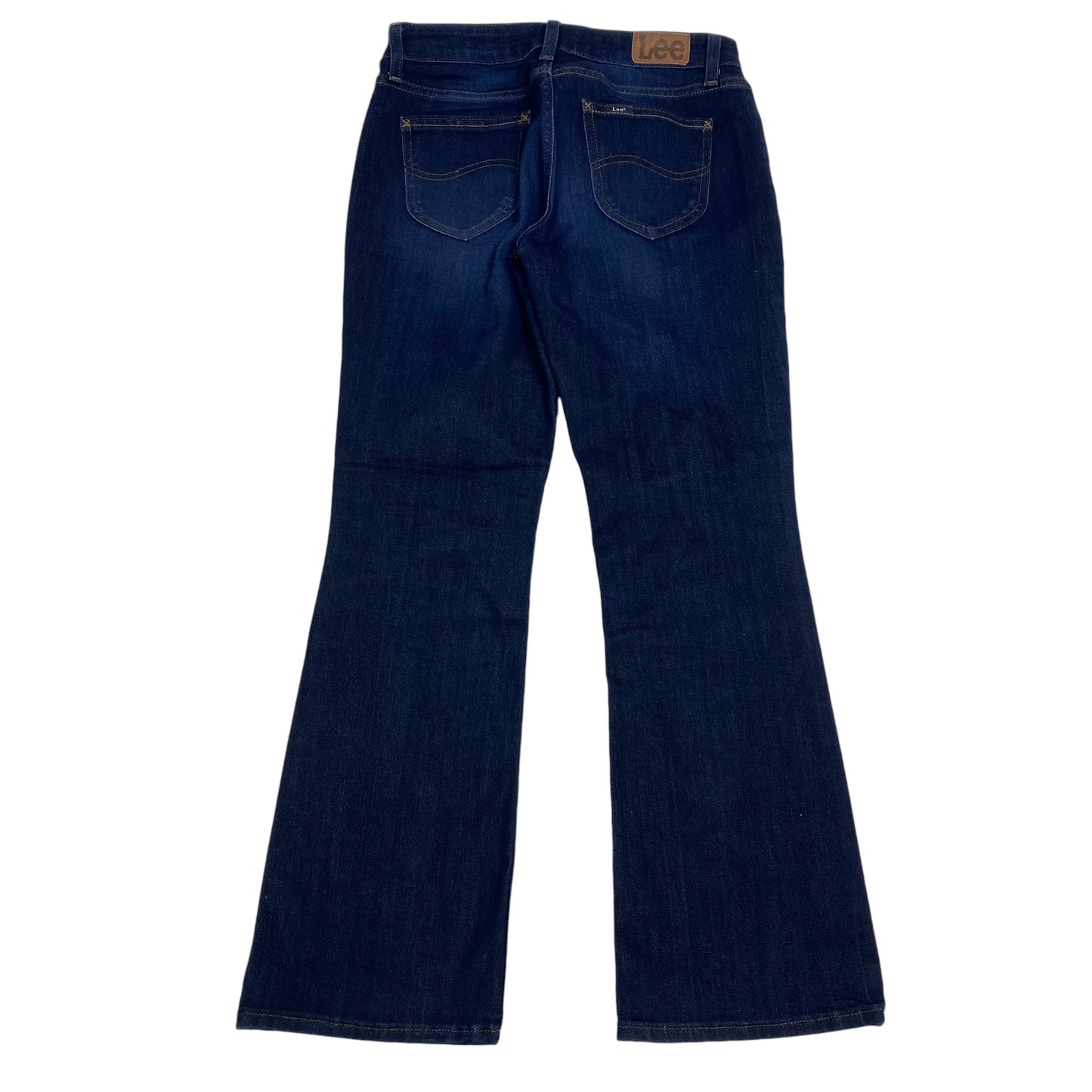 Jeans Boot Cut By Lee In Blue Denim, Size: 4p