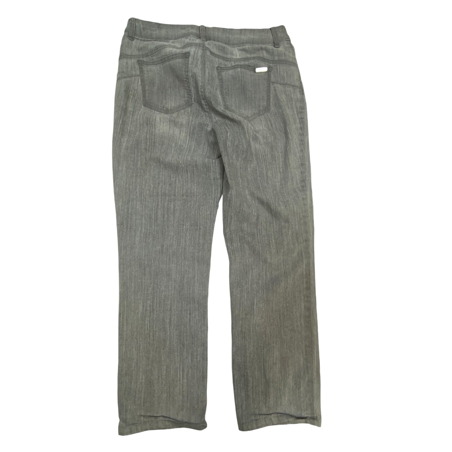 Jeans Skinny By Chicos In Grey Denim, Size: M