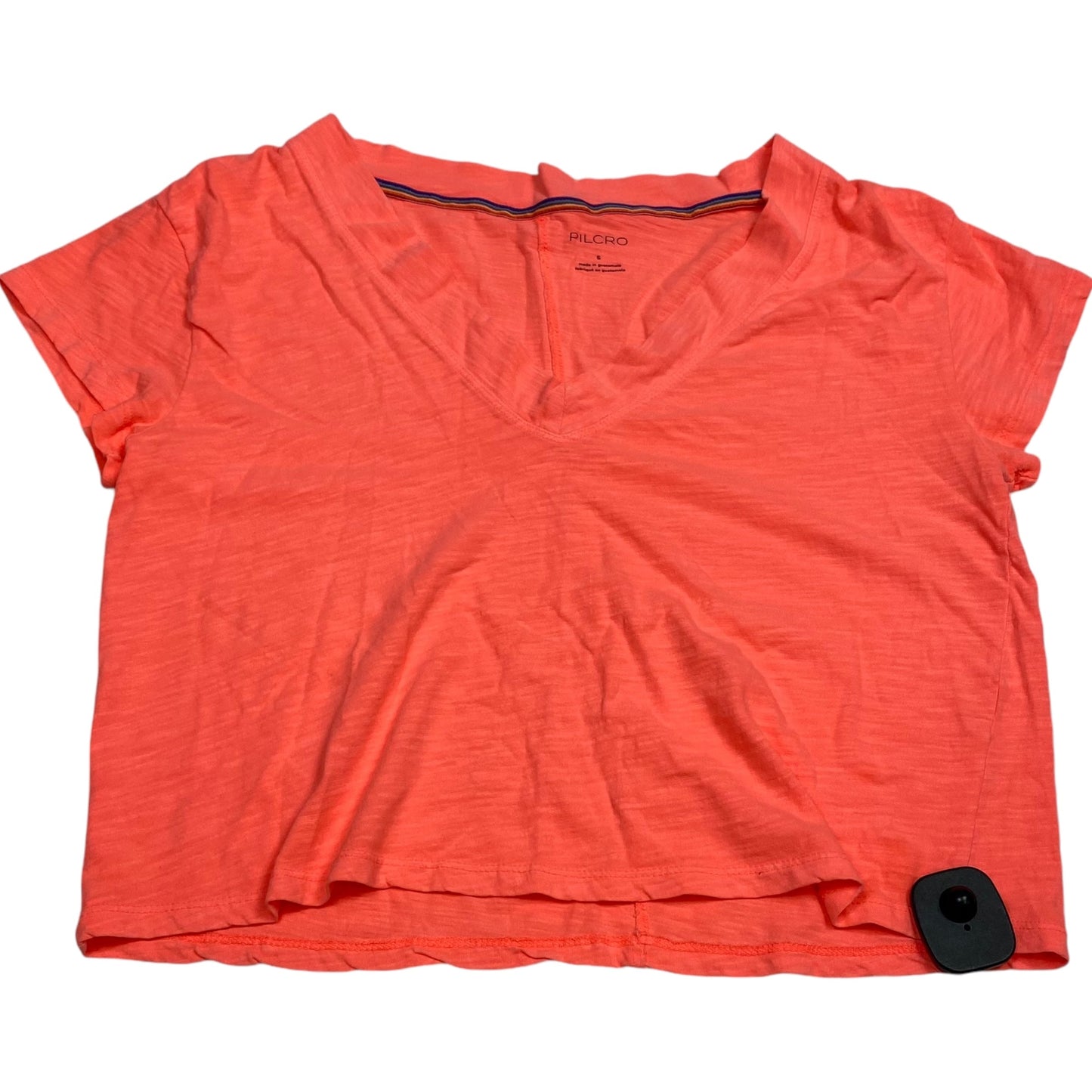 Top Short Sleeve By Pilcro In Coral, Size: S