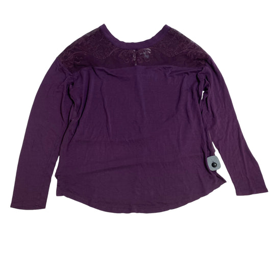 Top Long Sleeve By Old Navy In Purple, Size: L