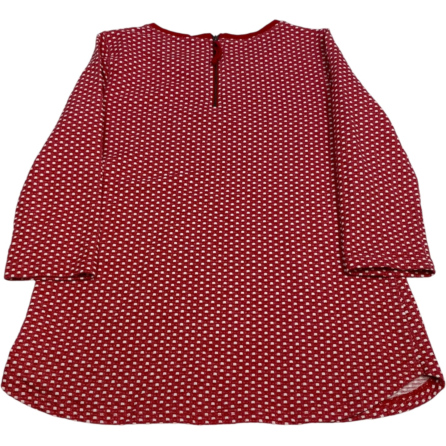 Top 3/4 Sleeve By Kim Rogers In Red & White, Size: S