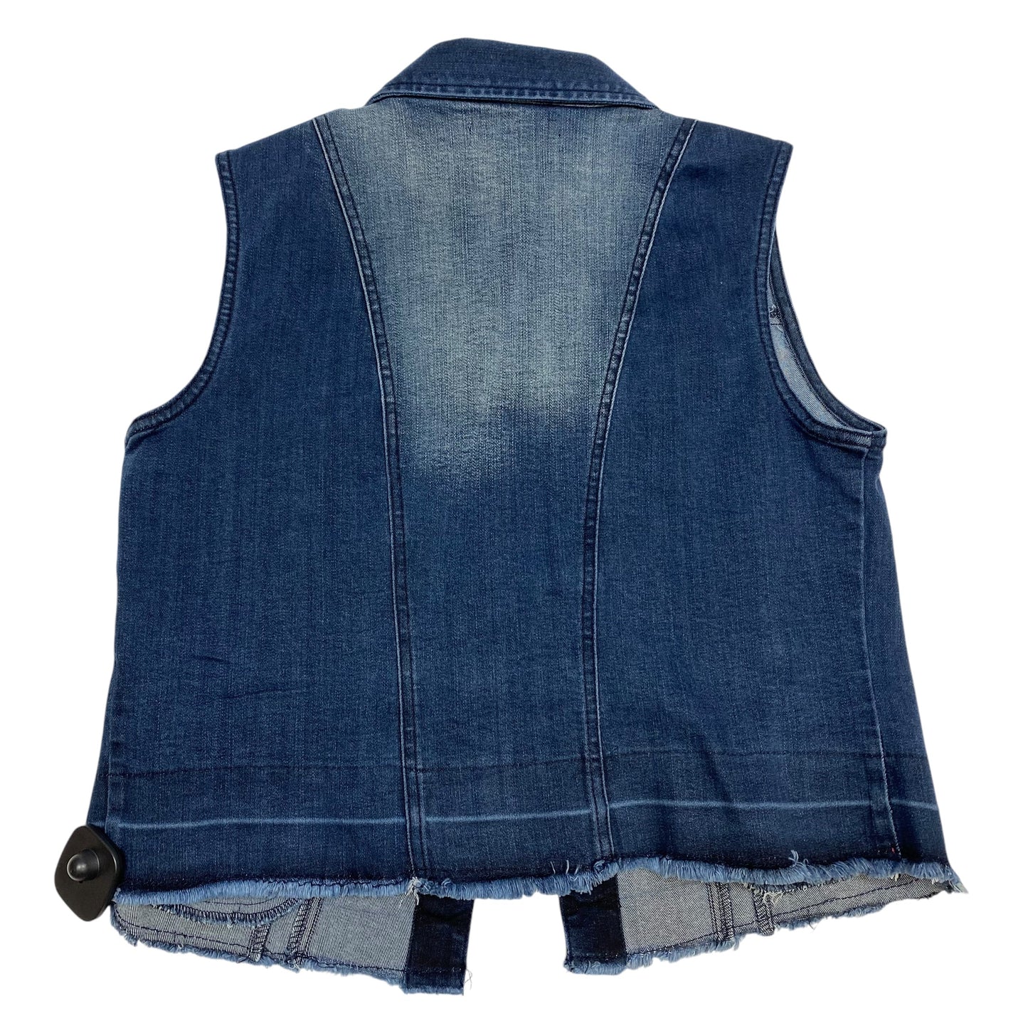 Vest Other By Cato In Blue Denim, Size: M