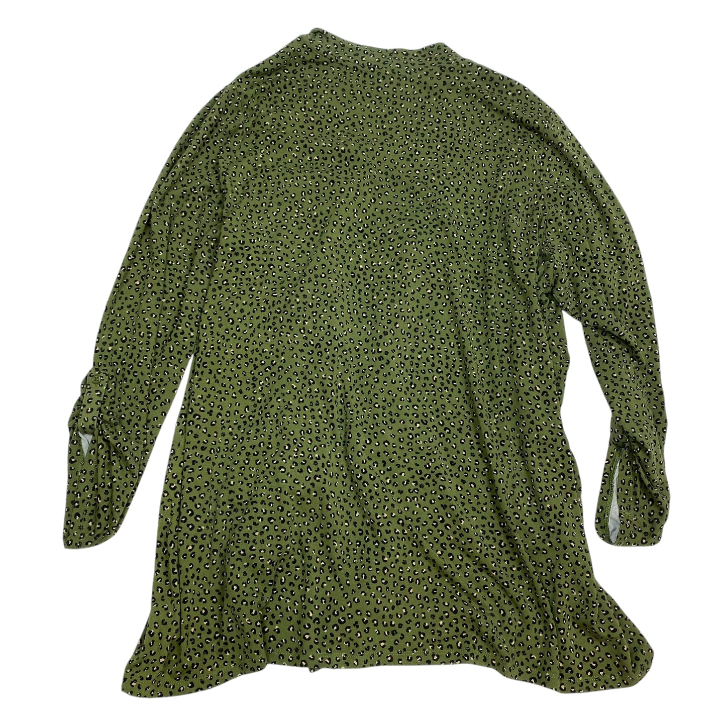 Cardigan By Kim Rogers In Green, Size: 2x