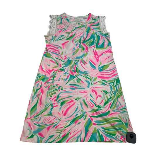 Dress Designer By Lilly Pulitzer In Green & Pink, Size: Xxs